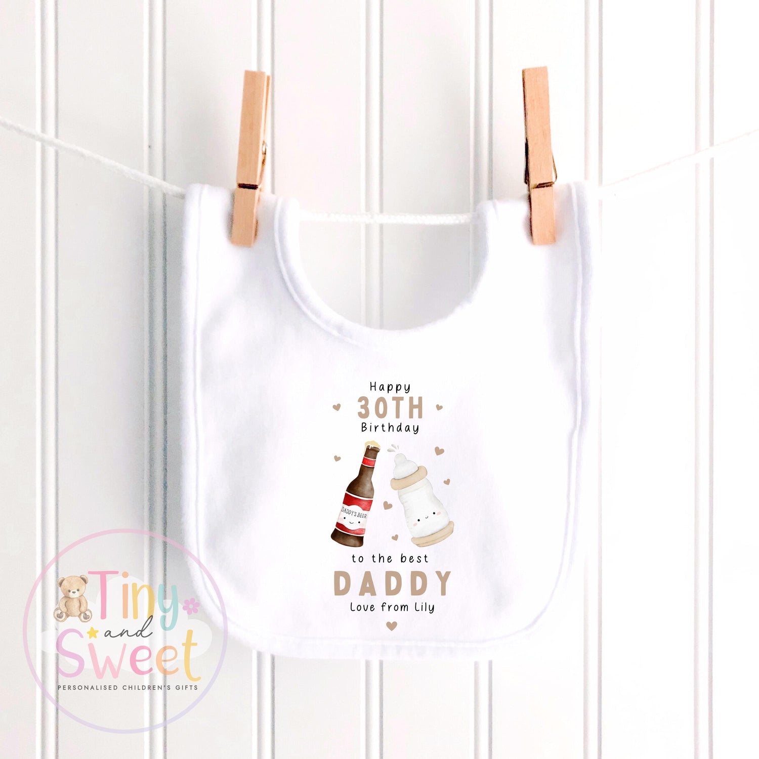 Happy Birthday Daddy, Happy 30th Birthday Daddy, 40th Birthday Daddy, Dad Birthday, Daddy Birthday, Sleepsuit Babygrow Bodysuit Dad Birthday