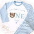 Personalised Toddler Baby Pyjamas, 1st Birthday Bear Pyjamas, When i wake up i&