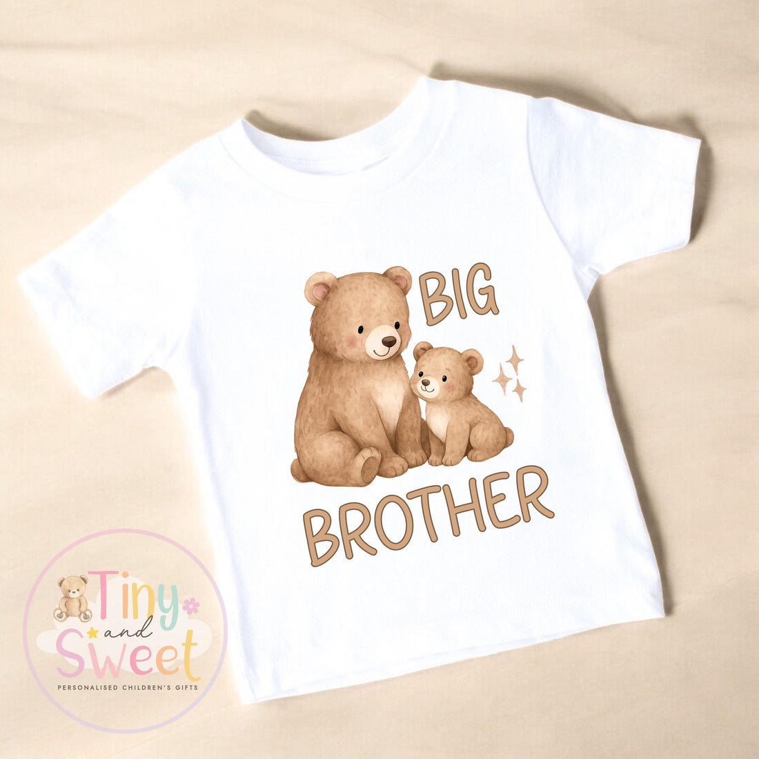 Adorable Bear Big Brother T-Shirt: Pregnancy Announcement Outfit for Promoted Sibling