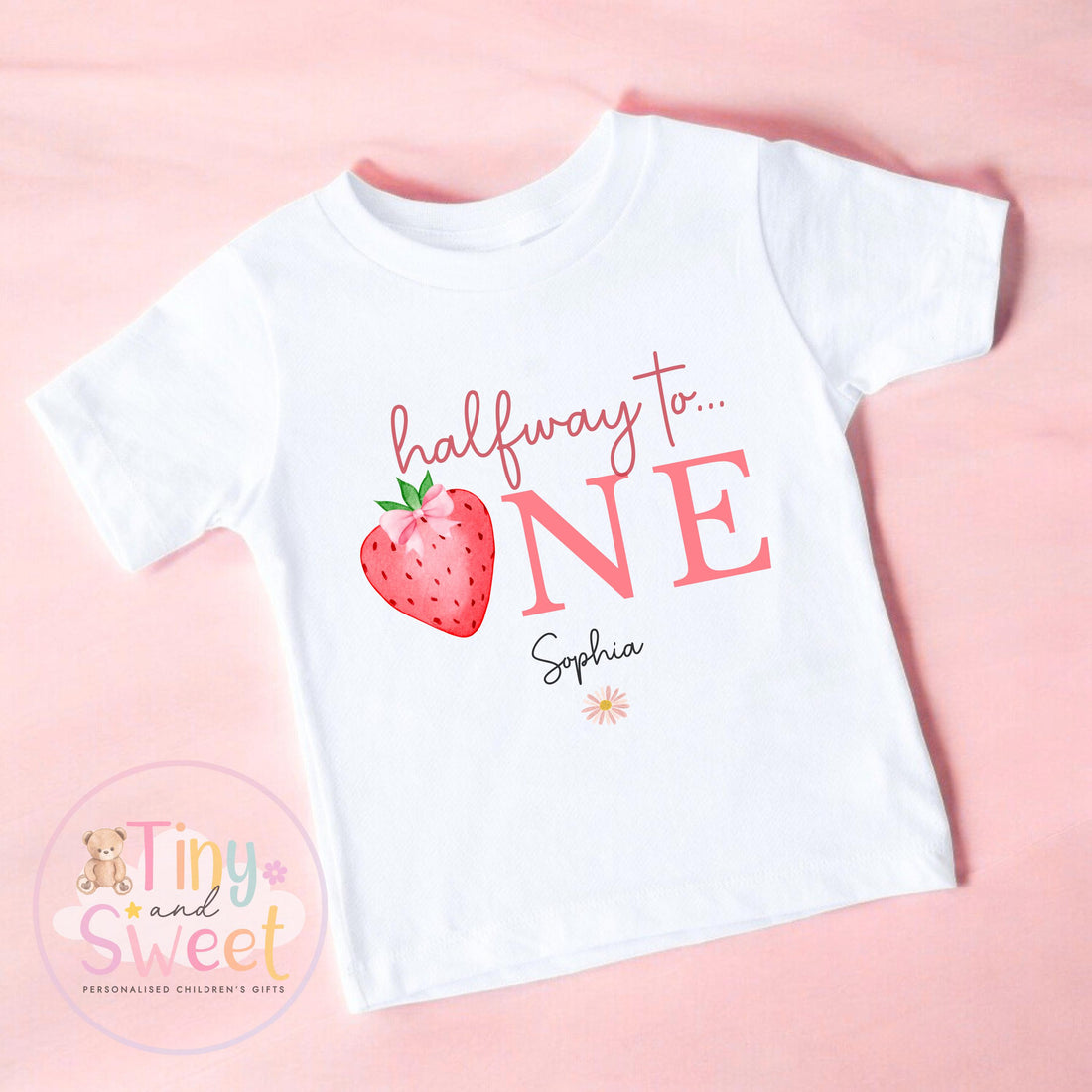 Half way to one t shirt, half birthday sleepsuits, Half Way To One Bodysuit, half birthday t shirt, 6 month birthday, half birthday