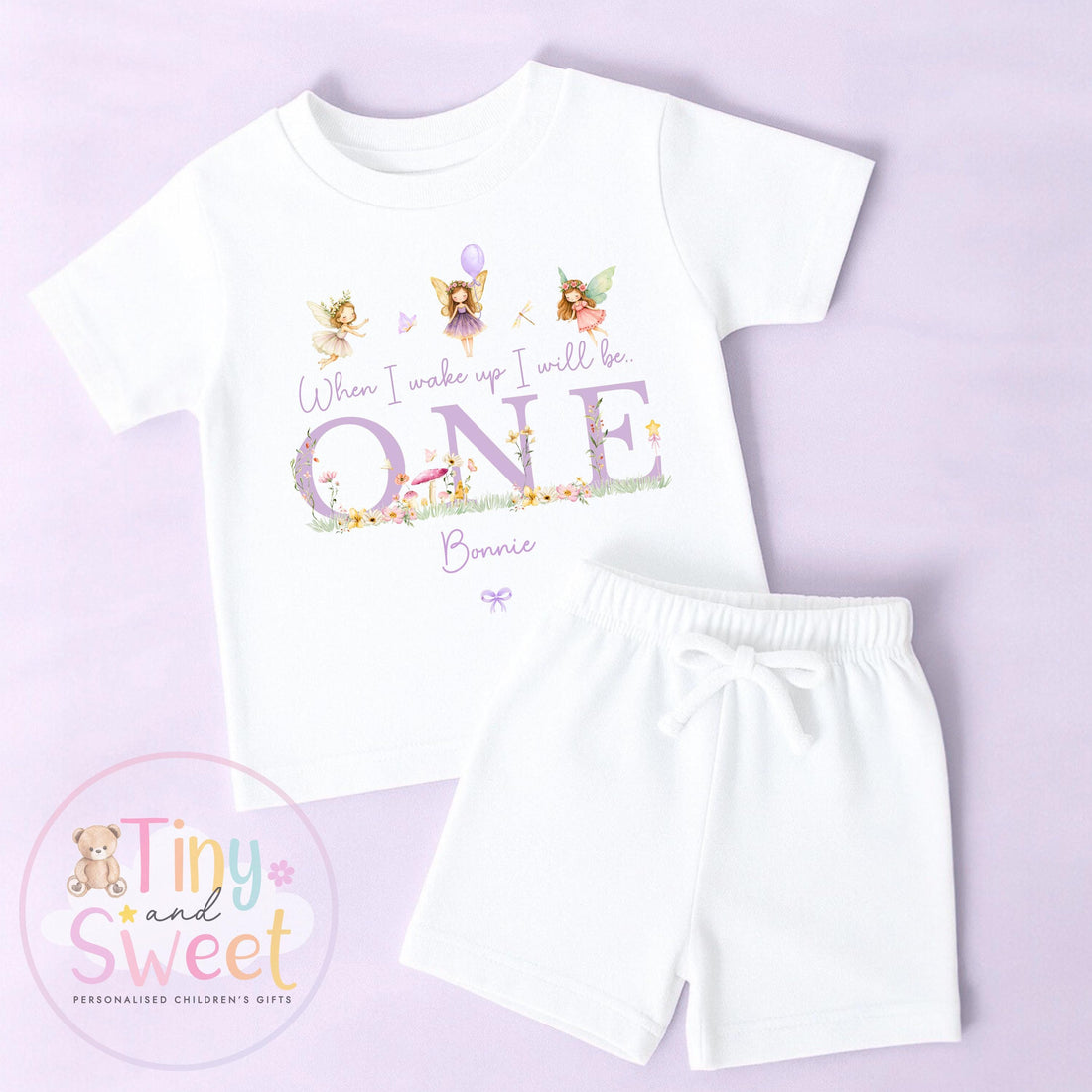 Personalised Fairy Birthday Pyjamas for Toddler Girls - Cute &