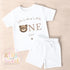 Traditional Teddy Beige Birthday Personalised Pyjamas