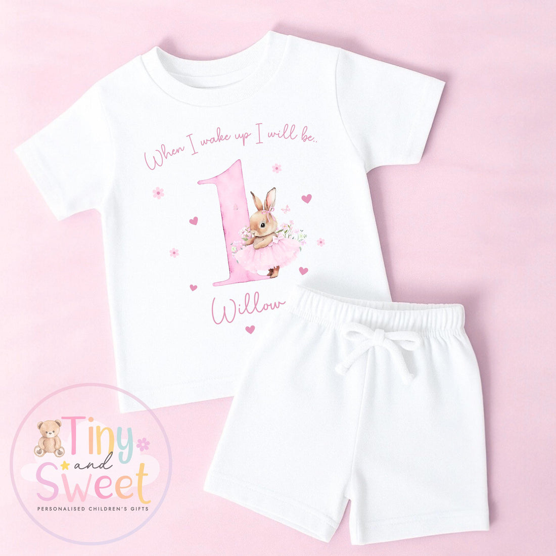 Personalised Toddler Baby Pyjamas, When i wake up i&
