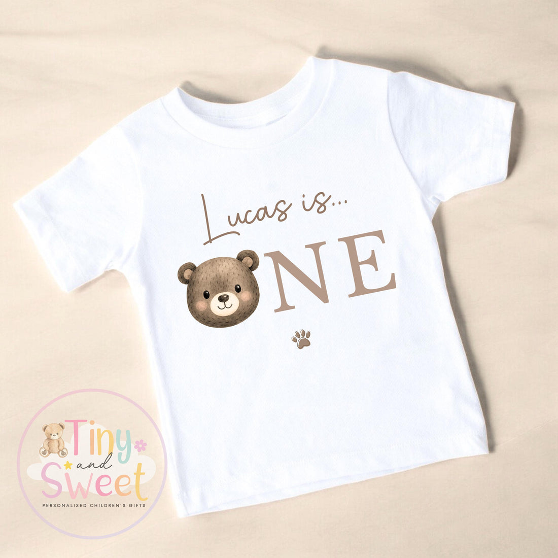 Personalised First Birthday T-shirt, 1st Birthday T Shirt, Teddy Bear 1st Birthday T Shirt, 1st Birthday, First Birthday