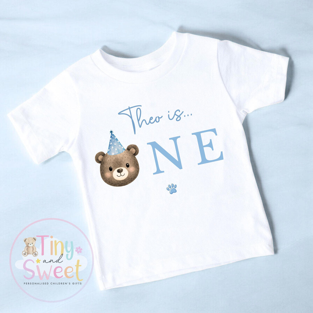 Personalised First Birthday T-shirt, 1st Birthday T Shirt, Teddy Bear 1st Birthday T Shirt, 1st Birthday, First Birthday
