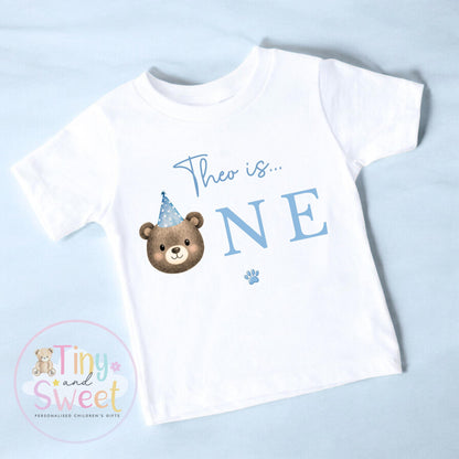 Personalised First Birthday T-shirt, 1st Birthday T Shirt, Teddy Bear 1st Birthday T Shirt, 1st Birthday, First Birthday