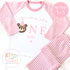 Personalised Toddler Baby Pyjamas, 1st Birthday Bear Pyjamas, When i wake up i&