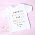 Happy Birthday Daddy T Shirt - Daddy Birthday Gift - Happy Birthday Daddy Sleepsuit - Personalised Baby Boy Girl Gift - Present from Baby