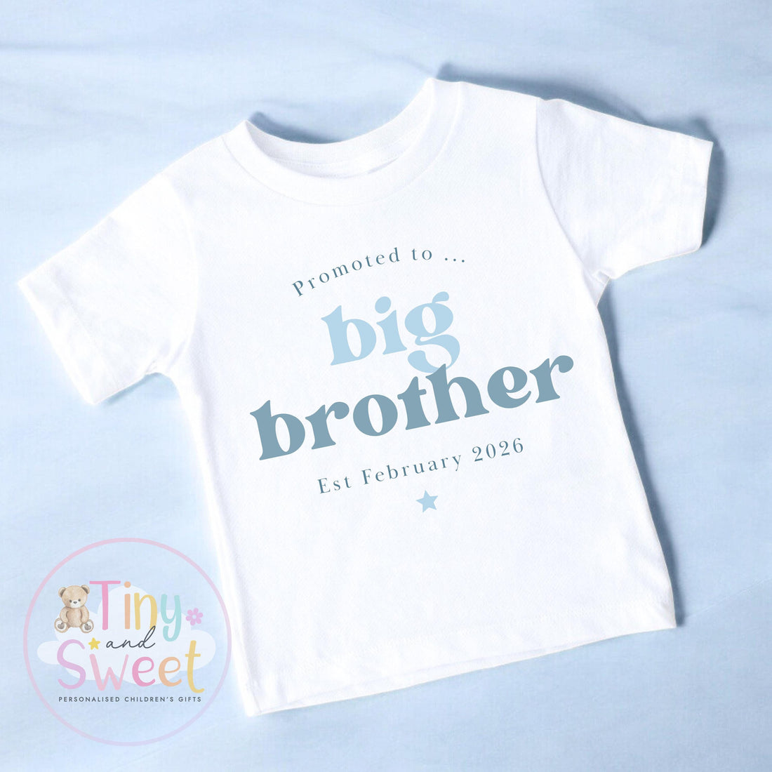 Big Brother Personalised Sweatshirt - Big Brother Announcement - Promoted to Big Brother - Sibling Gift - Big Brother T Shirt