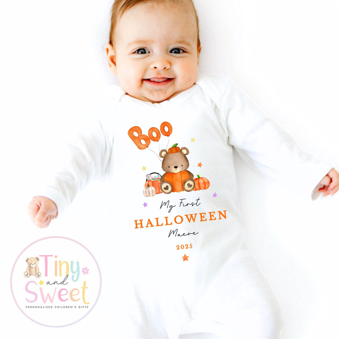 First Halloween T Shirt, Baby 1st Halloween Gift Idea, 1st Halloween Babygrow, Halloween Outfit for baby, Halloween costume