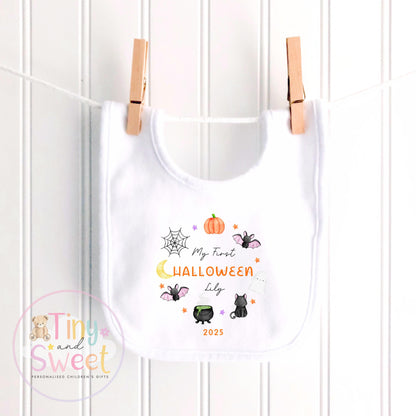 Halloween Wreath Personalised Sleepsuit