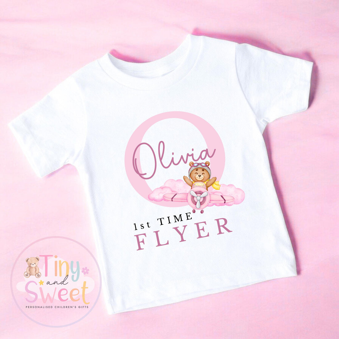 Personalised First Time Flyer T Shirt