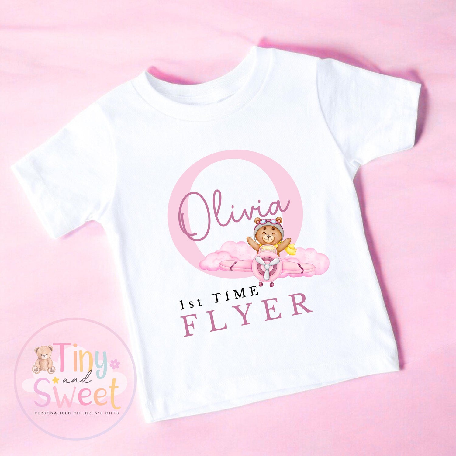 Personalised First Time Flyer T Shirt
