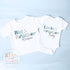 Personalised Adorable Little/Big Sister Sleepsuit T Shirt: Pink Bunny Design for Newborn Baby Announcement & Sibling Gift