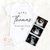 Personalised Baby Announcement Bodysuit: Pregnancy Reveal Outfit for Family, Custom Coming Soon Vest