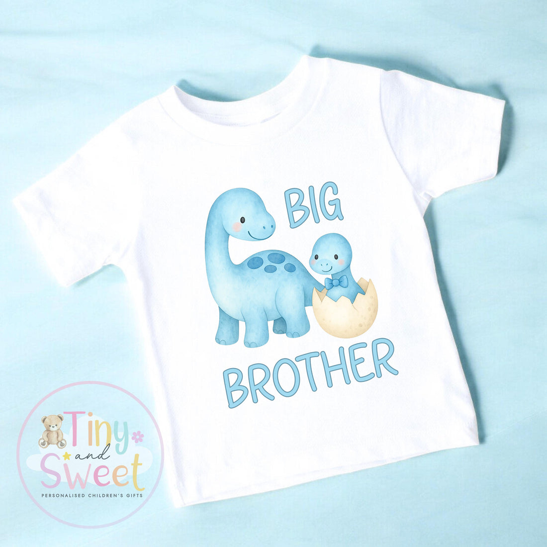 Adorable Dinosaur Big Brother T-Shirt: Pregnancy Announcement Outfit for Promoted Sibling