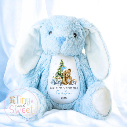 Personalised Christmas Teddy, Personalised Christmas Toy, 1st Christmas, 1st Christmas Toy, Christmas Plush, Christmas Teddy, Christmas Gift