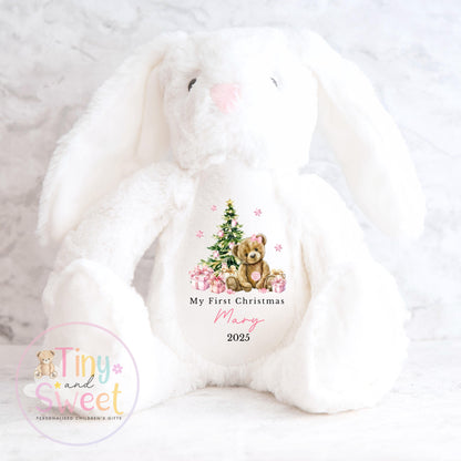 Personalised Christmas Teddy, Personalised Christmas Toy, 1st Christmas, 1st Christmas Toy, Christmas Plush, Christmas Teddy, Christmas Gift