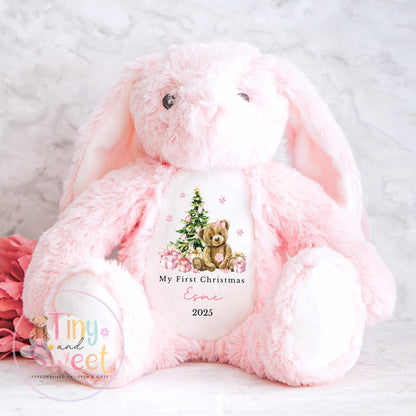 Personalised Christmas Teddy, Personalised Christmas Toy, 1st Christmas, 1st Christmas Toy, Christmas Plush, Christmas Teddy, Christmas Gift