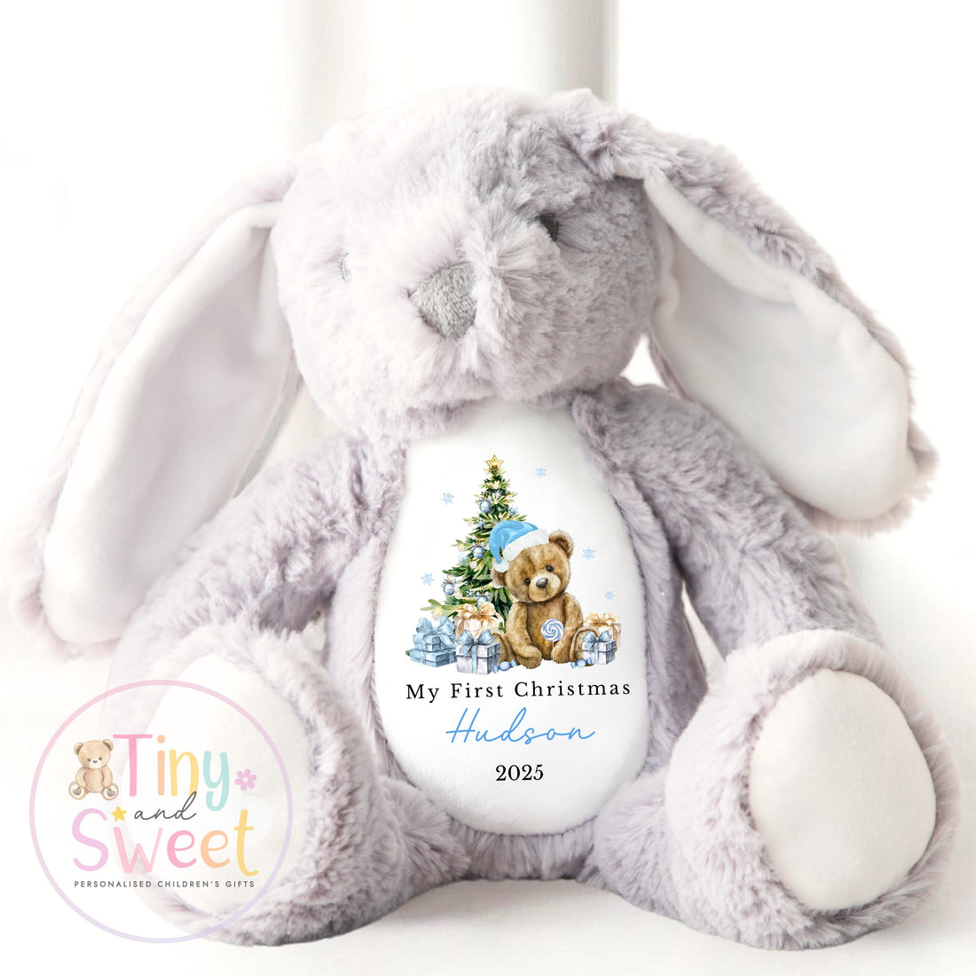 Personalised Christmas Teddy, Personalised Christmas Toy, 1st Christmas, 1st Christmas Toy, Christmas Plush, Christmas Teddy, Christmas Gift