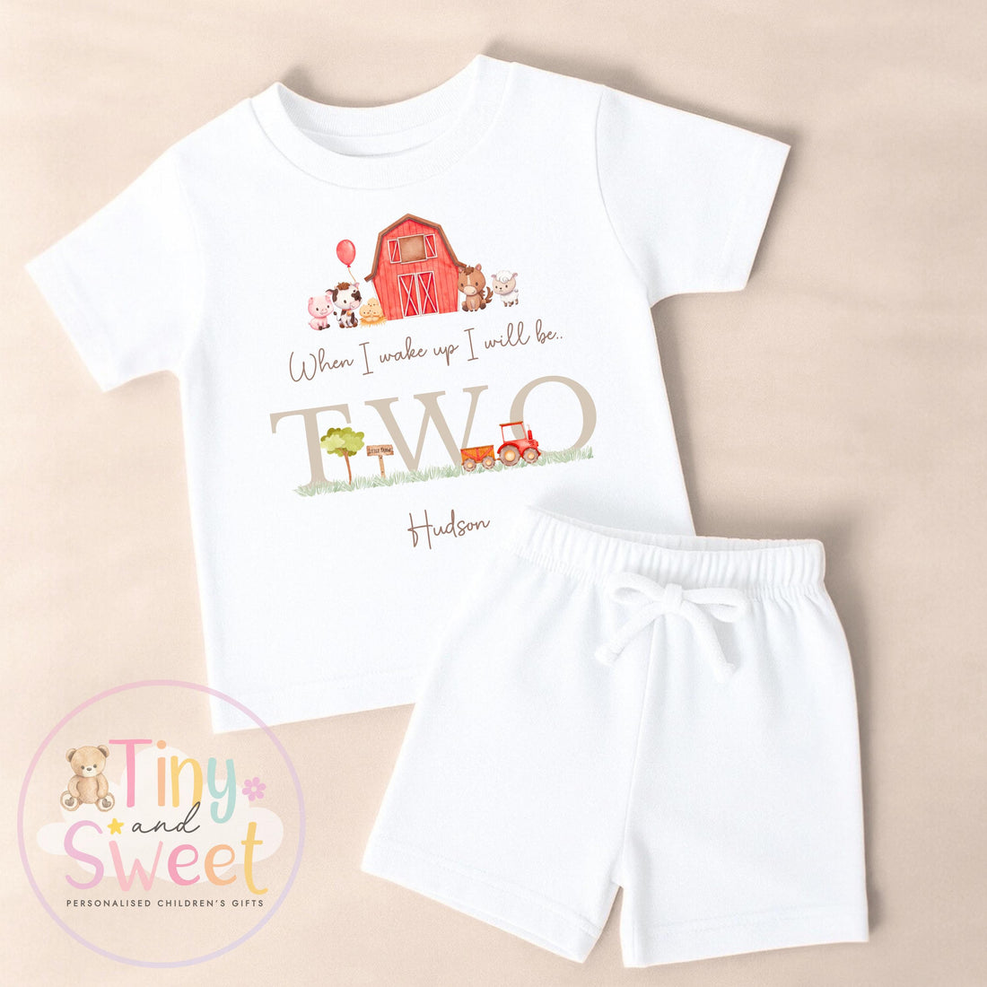 Personalised Toddler Baby Pyjamas, When i wake up i&