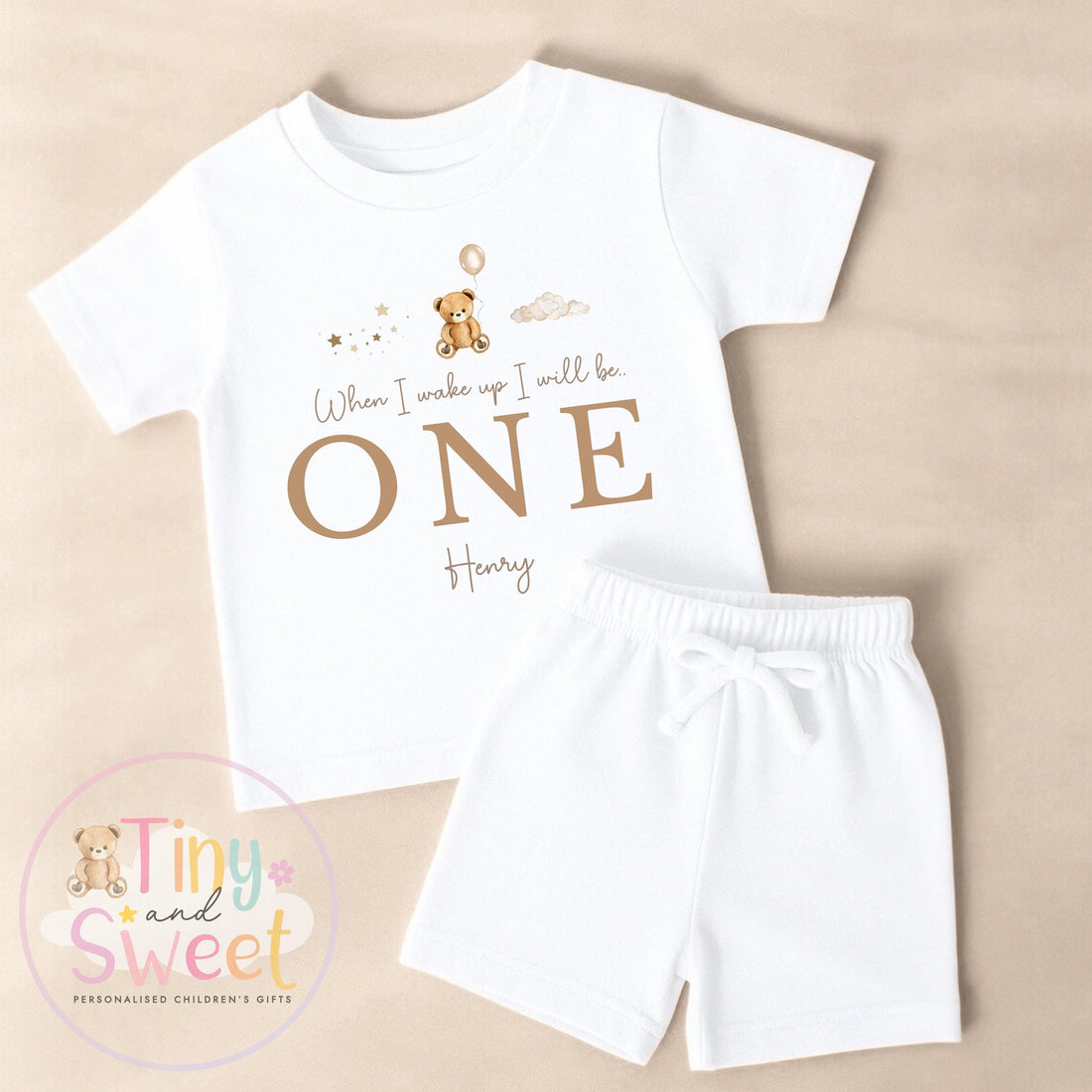 Personalised Toddler Baby Pyjamas, When i wake up i&