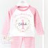 Personalised Toddler Baby Pyjamas, Wildflower, When i wake up i&