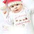 When I wake up it will be Christmas Sleepsuit, Christmas Eve Pyjamas, Christmas Nightwear, Childrens Christmas Vest, First Christmas
