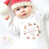 Personalised Babies First Christmas Ballerina Sleepsuit, Babies 1st Xmas Gift Idea, Pyjamas, 1st Xmas Babygrow, Christmas Outfit for baby