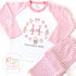 Personalised Pink Girly Christmas Pyjamas, Christmas Eve Pyjamas, Christmas Nightwear, Childrens Christmas pjs, Xmas pjs, Kids Christmas Pjs