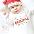 Personalised Babies Classic First Christmas Ballerina Sleepsuit, Babies 1st Xmas Gift Idea, Pyjamas, 1st Xmas Babygrow, Christmas Outfit