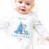 Personalised Bunny First Christmas Sleepsuit