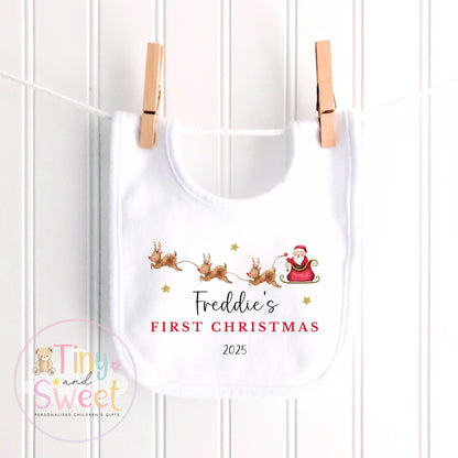 My First Christmas Bundle Sleepsuit And Toy, Personalised My First Christmas Babygrow, Baby’s 1st Christmas Outfit, Newborn Christmas Outfit