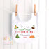 Personalised Babies First Christmas Dinner Bib