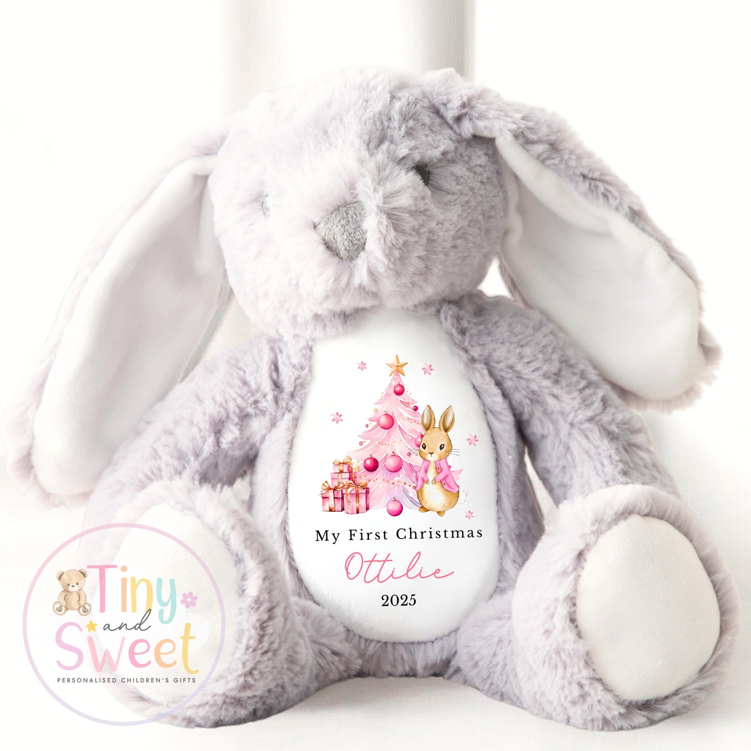 Personalised Christmas Teddy, Personalised Christmas Toy, 1st Christmas, 1st Christmas Toy, Christmas Plush, Christmas Teddy, Christmas Gift