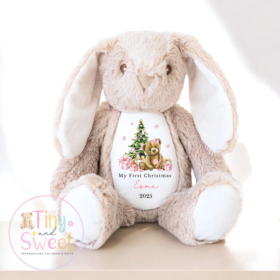 Personalised Christmas Teddy, Personalised Christmas Toy, 1st Christmas, 1st Christmas Toy, Christmas Plush, Christmas Teddy, Christmas Gift