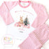 Personalised Pink Girly Christmas Pyjamas, Christmas Eve Pyjamas, Christmas Nightwear, Childrens Christmas pjs, Xmas pjs, Kids Christmas Pjs