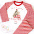 Personalised Red Girly Christmas Pyjamas, Christmas Eve Pyjamas, Christmas Nightwear, Childrens Christmas pjs, Xmas pjs, Kids Christmas Pjs