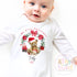Personalised Babies First Christmas Teddy Bear Sleepsuit, Babies 1st Xmas Gift Idea, Pyjamas, 1st Xmas Babygrow, Christmas Outfit for baby