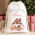 Gingerbread House Personalised Christmas Sack