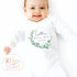 Flower Girl Sleepsuit, Baby Flower Girl Babygrow, Flower Girl Pyjamas, Will you be my flower girl, Flower Girl Gift, Floral Sleepsuit