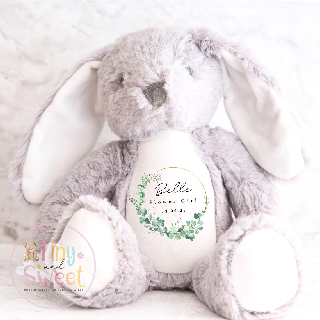 Personalised Flower Girl Bunny, Flower Girl Gift, Will you be my flower girl Bunny, Personalised Soft Toy, Flower Girl Proposal, Bridesmaid