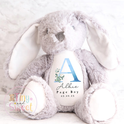 Personalised Page Boy Bunny: Soft Plush Wedding Keepsake