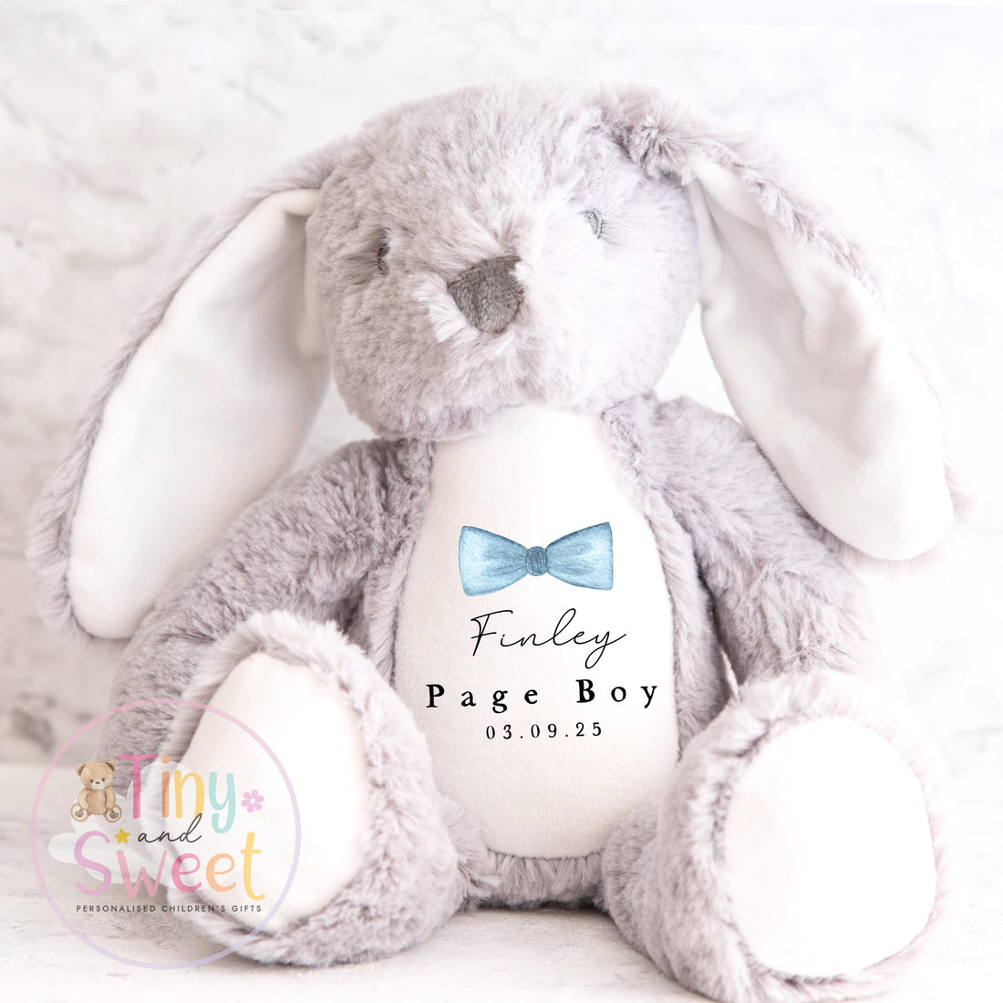 Personalised Page Boy Bunny, Page Boy Gift, Will you be my Page Boy Bunny, Personalised Soft Toy, Page Boy Proposal, Wedding
