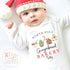 Gingerbread Bakery Christmas Sleepsuit, Christmas Eve Pyjamas, Christmas Nightwear, Childrens Christmas Vest, First Christmas