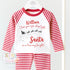 Personalised Christmas Pyjamas, Santa on his way, Christmas Eve Pyjamas, Christmas Nightwear, Childrens Christmas pjs,Xmas pjs
