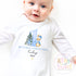 Personalised Babies First Christmas Bunny Sleepsuit, Babies 1st Xmas Gift Idea, Pyjamas, 1st Xmas Babygrow, Christmas Outfit for baby, Santa