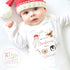 First Christmas Baby Grow , My First Christmas, Custom Name Sleepsuit, Baby’s First Christmas, Personalised Christmas Baby Outfit