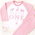 Personalised Safari Toile Pyjamas, Pink Toile Animals Pyjamas, When i wake up i&