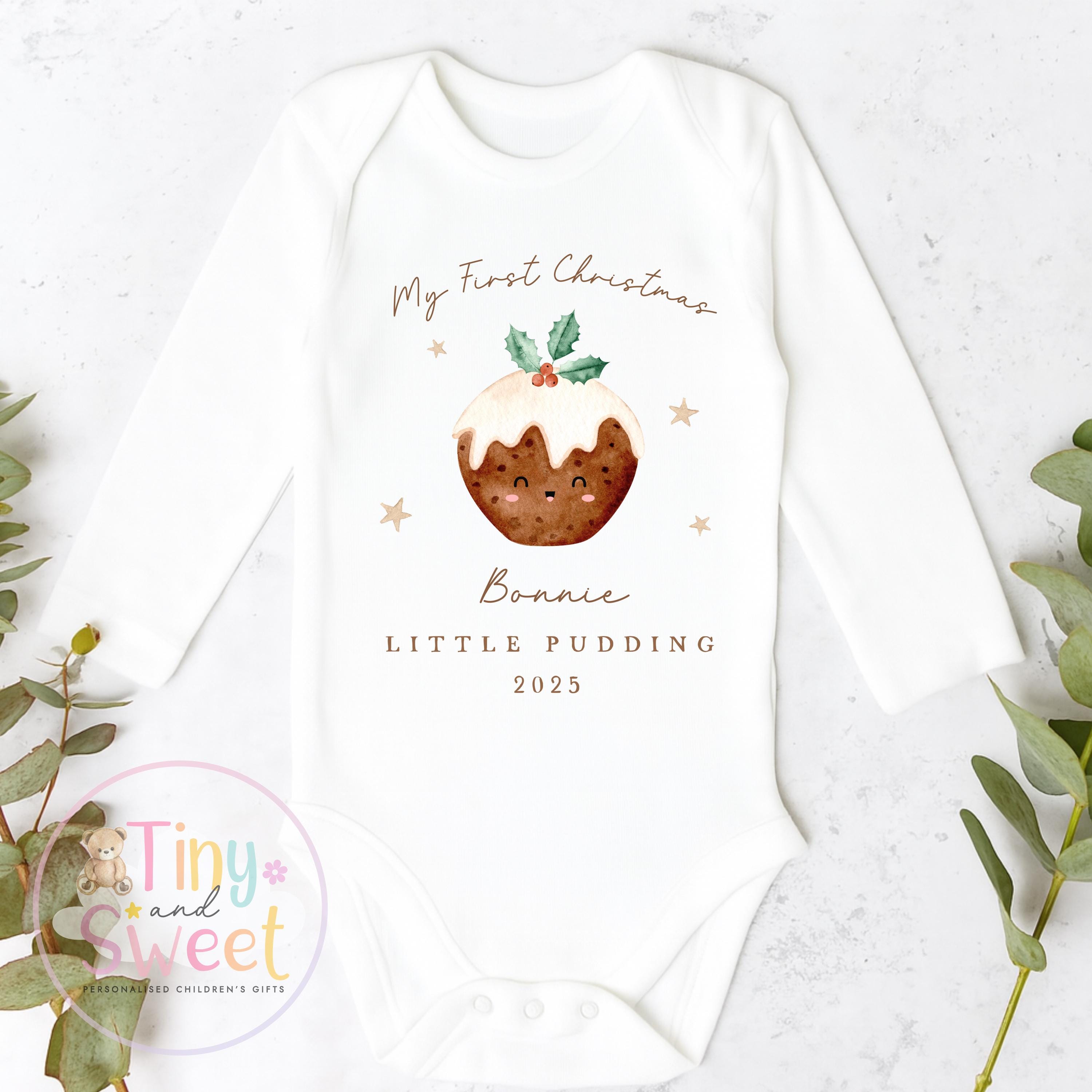 Personalised Babies First Christmas Sleepsuit, 1st Xmas, Christmas pjs, Pyjamas, 1st Xmas Babygrow, Christmas Outfit for baby, Santa